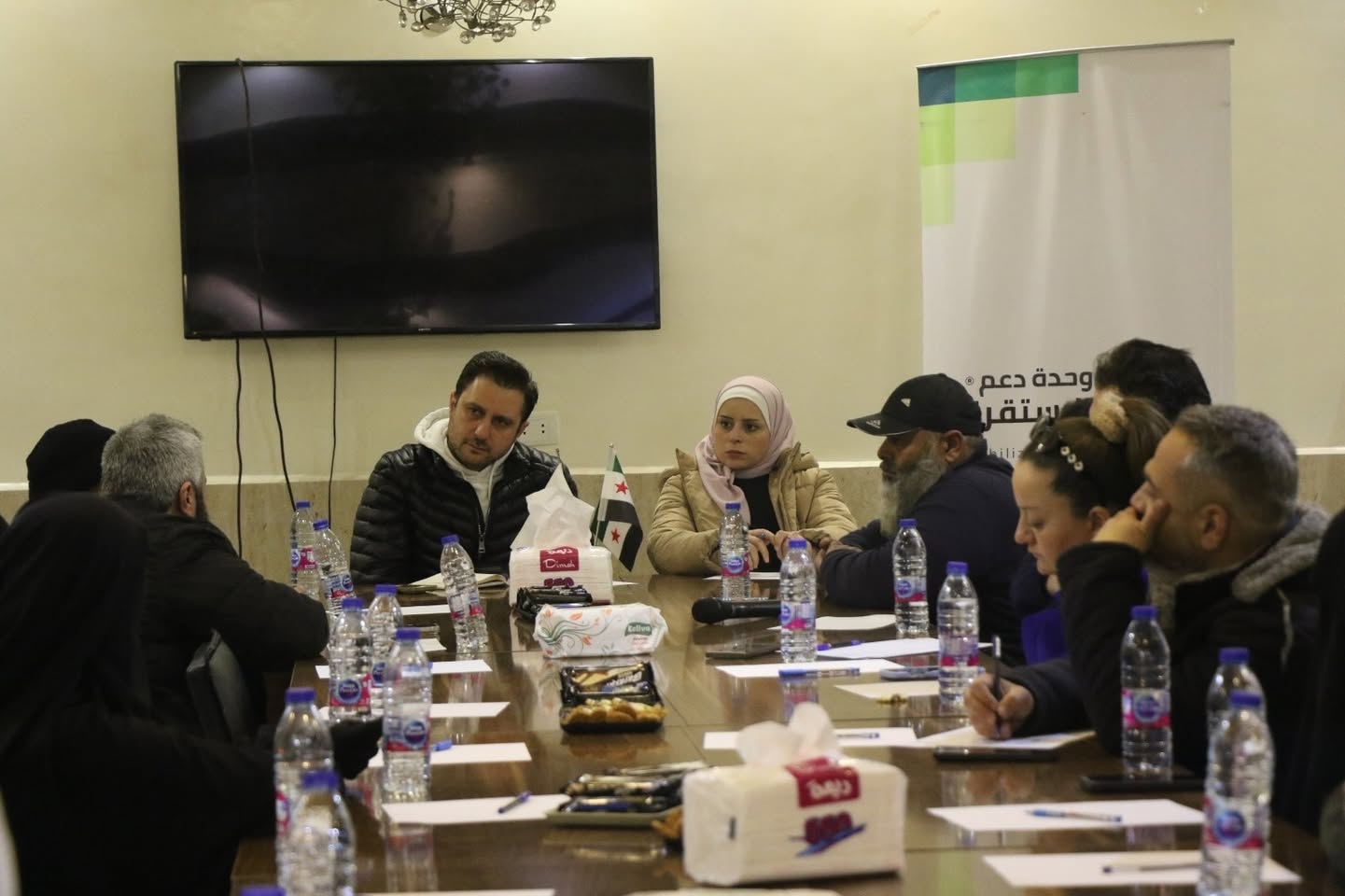 Meeting with families returning from Al-Hol camp